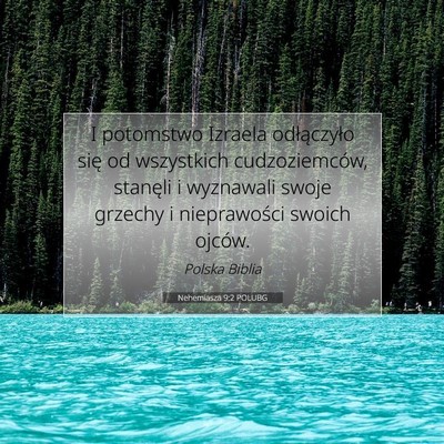 Nehemiasza 9:2 POLUBG Obraz Wersetu Biblijnego