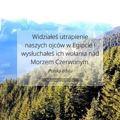 Nehemiasza 9:9 POLUBG Obraz Wersetu Biblijnego
