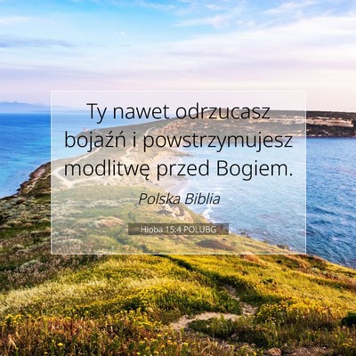 Hioba 15:4 POLUBG Obraz Wersetu Biblijnego