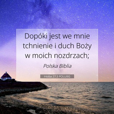 Hioba 27:3 POLUBG Obraz Wersetu Biblijnego