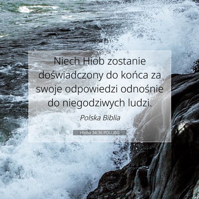 Hioba 34:36 POLUBG Obraz Wersetu Biblijnego