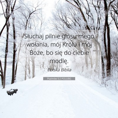 Psalmów 5:2 POLUBG Obraz Wersetu Biblijnego