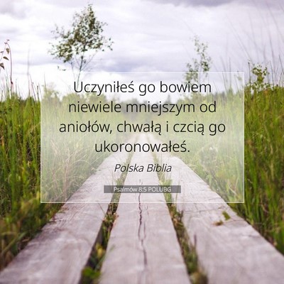 Psalmów 8:5 Werset Biblijny Wyjaśniony