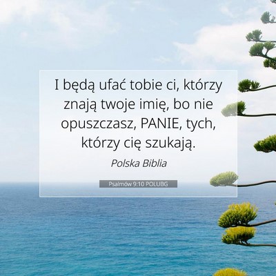 Psalmów 9:10 POLUBG Obraz Wersetu Biblijnego