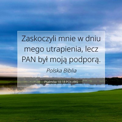 Psalmów 18:18 POLUBG Obraz Wersetu Biblijnego