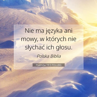 Psalmów 19:3 Werset Biblijny Wyjaśniony