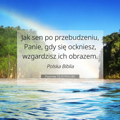 Psalmów 73:20 Werset Biblijny Wyjaśniony