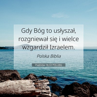 Psalmów 78:59 Werset Biblijny Wyjaśniony