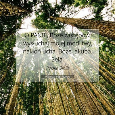 Psalmów 84:8 POLUBG Obraz Wersetu Biblijnego