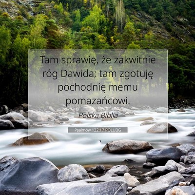 Psalmów 132:17 POLUBG Obraz Wersetu Biblijnego