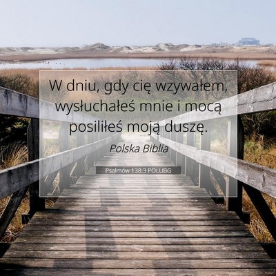 Psalmów 138:3 Werset Biblijny Wyjaśniony