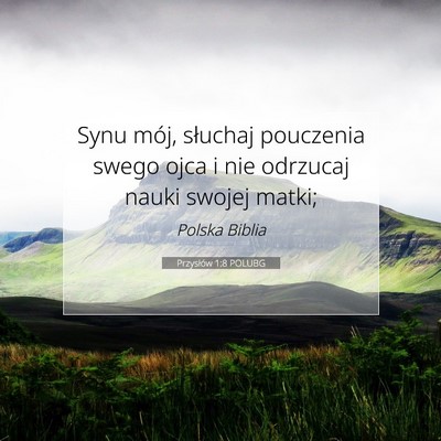 Przysłów 1:8 Werset Biblijny Wyjaśniony