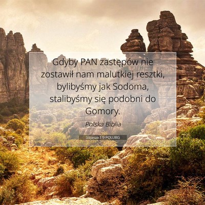 Izajasza 1:9 Werset Biblijny Wyjaśniony