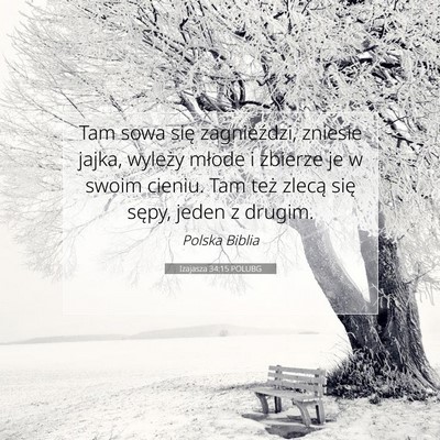 Izajasza 34:15 Werset Biblijny Wyjaśniony