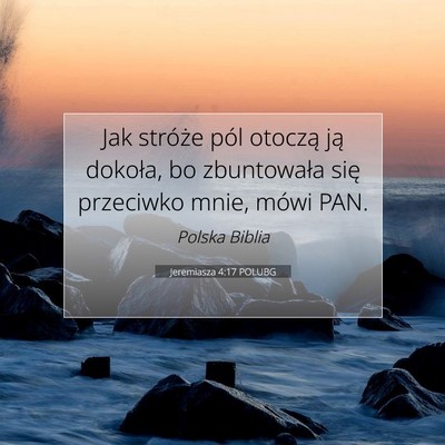 Jeremiasza 4:17 Werset Biblijny Wyjaśniony