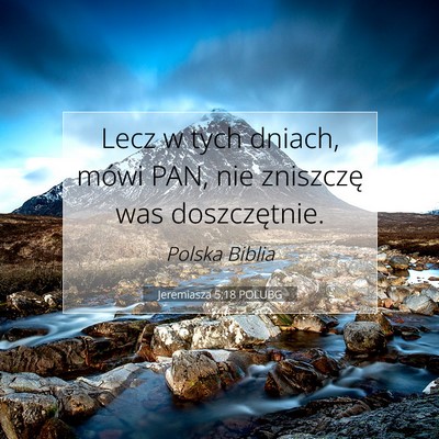 Jeremiasza 5:18 Werset Biblijny Wyjaśniony
