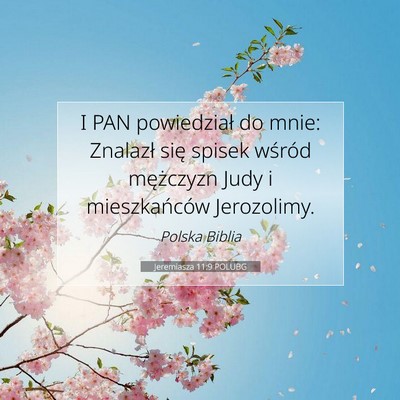 Jeremiasza 11:9 Werset Biblijny Wyjaśniony