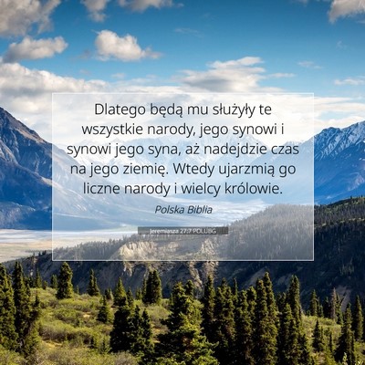 Jeremiasza 27:7 POLUBG Obraz Wersetu Biblijnego