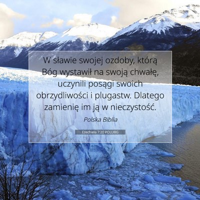 Ezechiela 7:20 POLUBG Obraz Wersetu Biblijnego