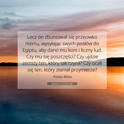 Ezechiela 17:15 POLUBG Obraz Wersetu Biblijnego