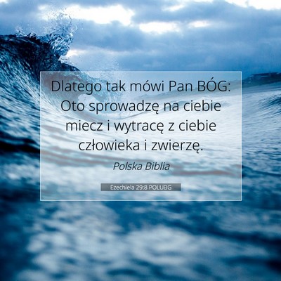 Ezechiela 29:8 POLUBG Obraz Wersetu Biblijnego