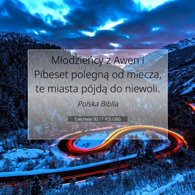 Ezechiela 30:17 POLUBG Obraz Wersetu Biblijnego