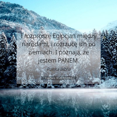Ezechiela 30:26 POLUBG Obraz Wersetu Biblijnego