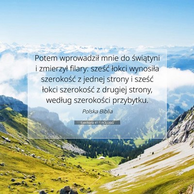 Ezechiela 41:1 POLUBG Obraz Wersetu Biblijnego
