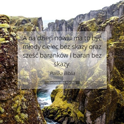 Ezechiela 46:6 POLUBG Obraz Wersetu Biblijnego