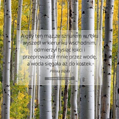 Ezechiela 47:3 POLUBG Obraz Wersetu Biblijnego