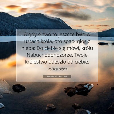 Daniela 4:31 Werset Biblijny Wyjaśniony