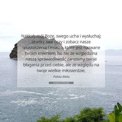 Daniela 9:18 POLUBG Obraz Wersetu Biblijnego