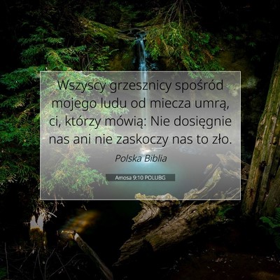 Amosa 9:10 POLUBG Obraz Wersetu Biblijnego