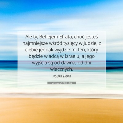 Micheasza 5:2 POLUBG Obraz Wersetu Biblijnego