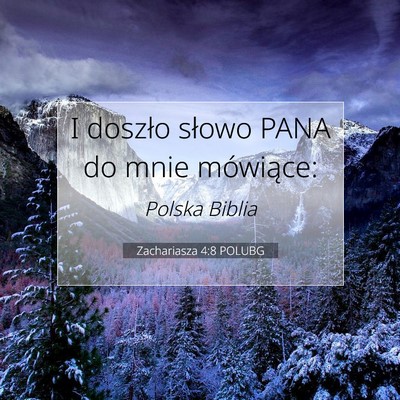 Zachariasza 4:8 POLUBG Obraz Wersetu Biblijnego