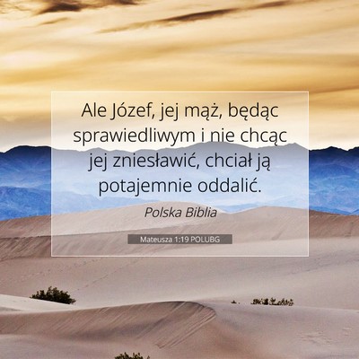 Mateusza 1:19 Werset Biblijny Wyjaśniony