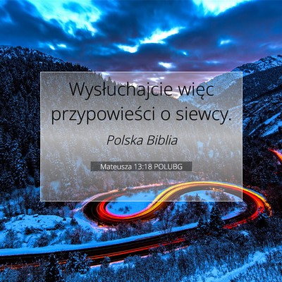 Mateusza 13:18 Werset Biblijny Wyjaśniony