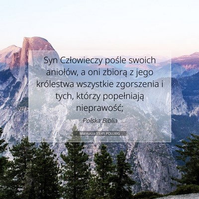 Mateusza 13:41 Werset Biblijny Wyjaśniony