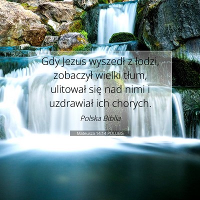 Mateusza 14:14 Werset Biblijny Wyjaśniony