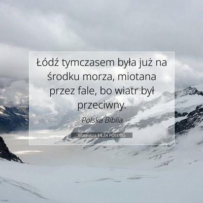 Mateusza 14:24 Werset Biblijny Wyjaśniony