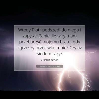 Mateusza 18:21 Werset Biblijny Wyjaśniony