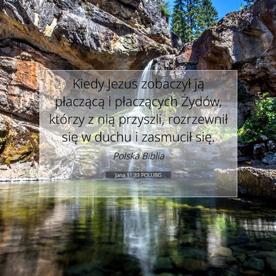 Jana 11:33 POLUBG Obraz Wersetu Biblijnego