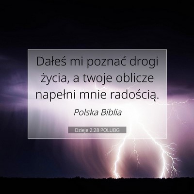 Dzieje 2:28 Werset Biblijny Wyjaśniony