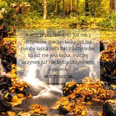 Rzymian 11:6 POLUBG Obraz Wersetu Biblijnego