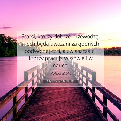 1 Tymoteusza 5:17 Werset Biblijny Wyjaśniony