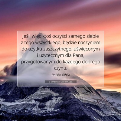 2 Tymoteusza 2:21 POLUBG Obraz Wersetu Biblijnego