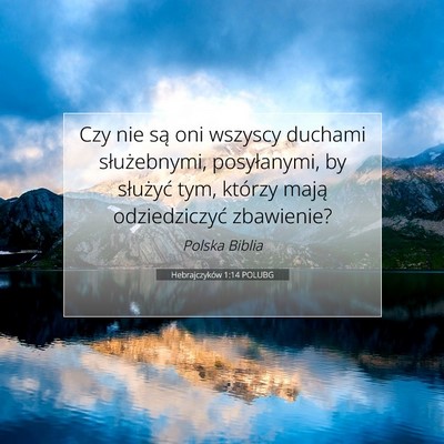 Hebrajczyków 1:14 Werset Biblijny Wyjaśniony
