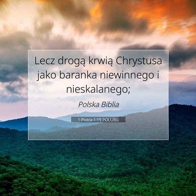 1 Piotra 1:19 Werset Biblijny Wyjaśniony