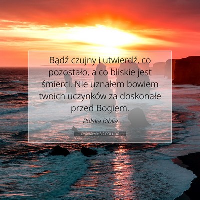 Objawienie 3:2 POLUBG Obraz Wersetu Biblijnego