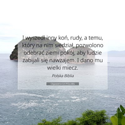 Objawienie 6:4 POLUBG Obraz Wersetu Biblijnego